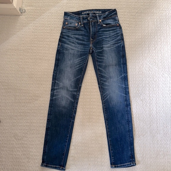 American Eagle Mens Airflex+ Jeans. -dark Size 26x30 Slim. - Picture 1 of 6